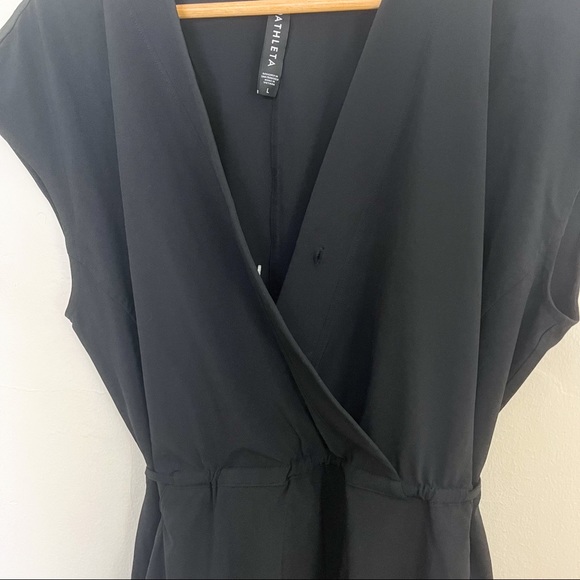 Athleta Marrow Black Romper Size Large - Picture 8 of 12